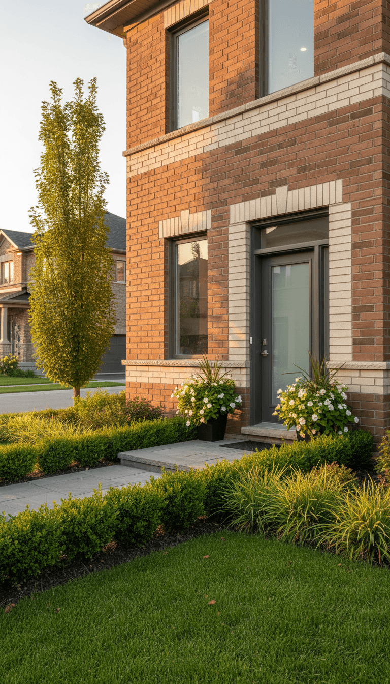 Well-maintained residential rental property exterior