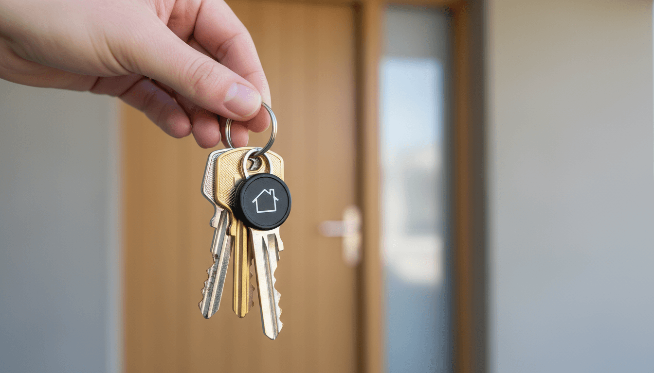 Property management keys representing residential rental oversight