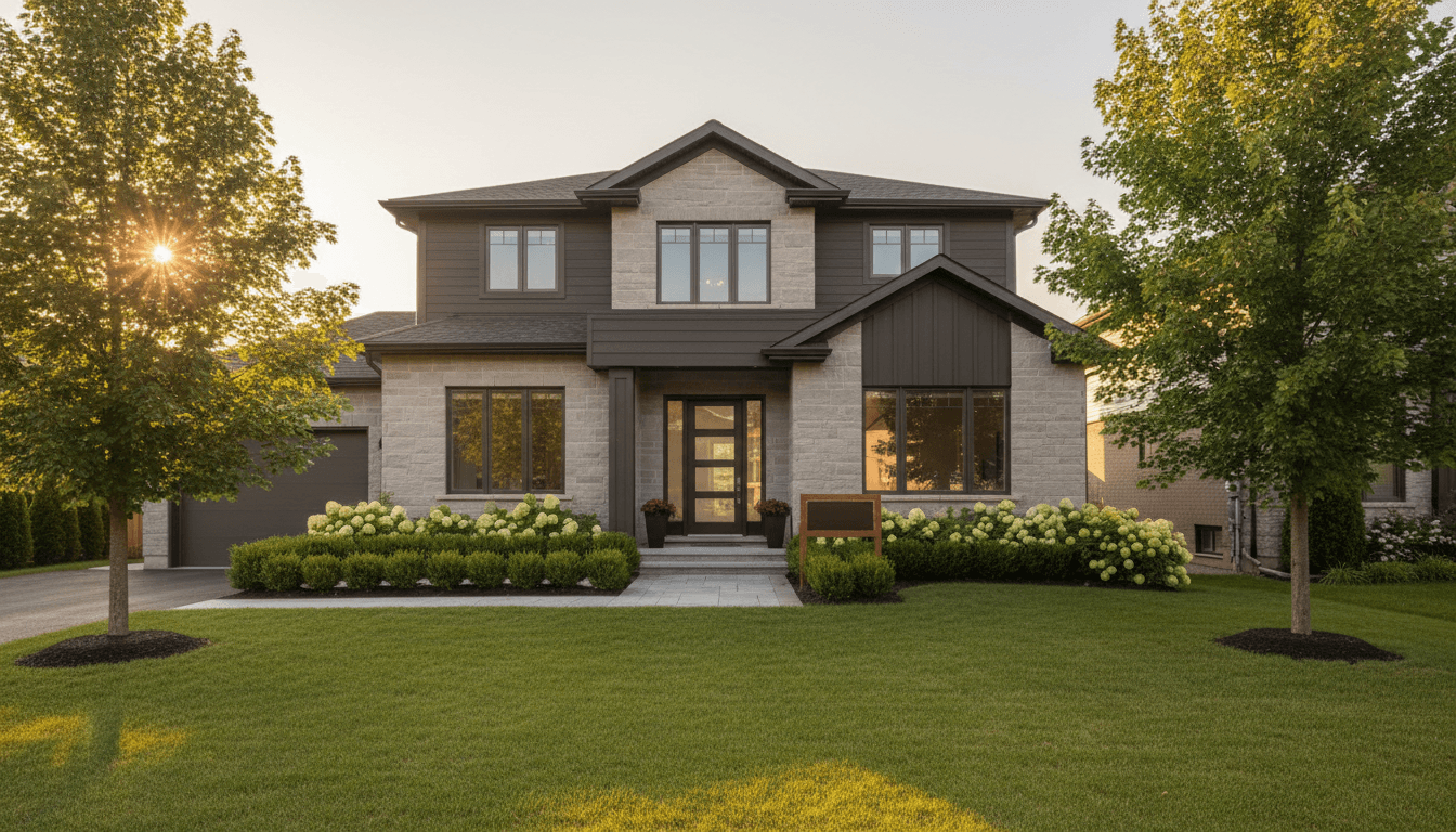 Well-maintained residential rental property in Bradford, Ontario