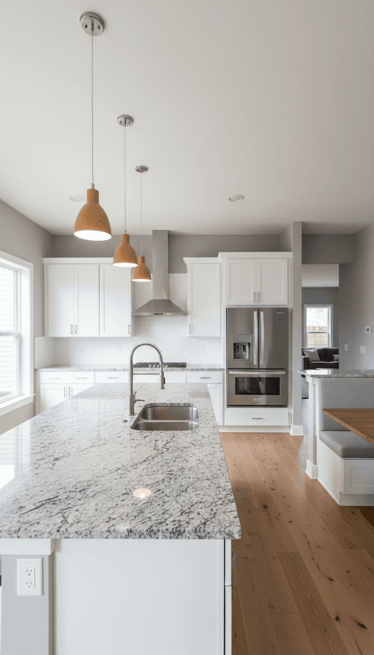 Modern kitchen with updated appliances