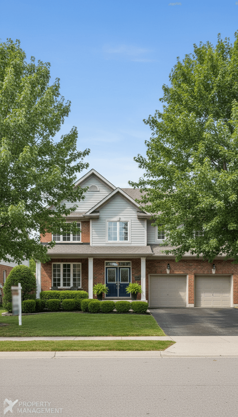 Residential home exterior in Bradford West Gwillimbury