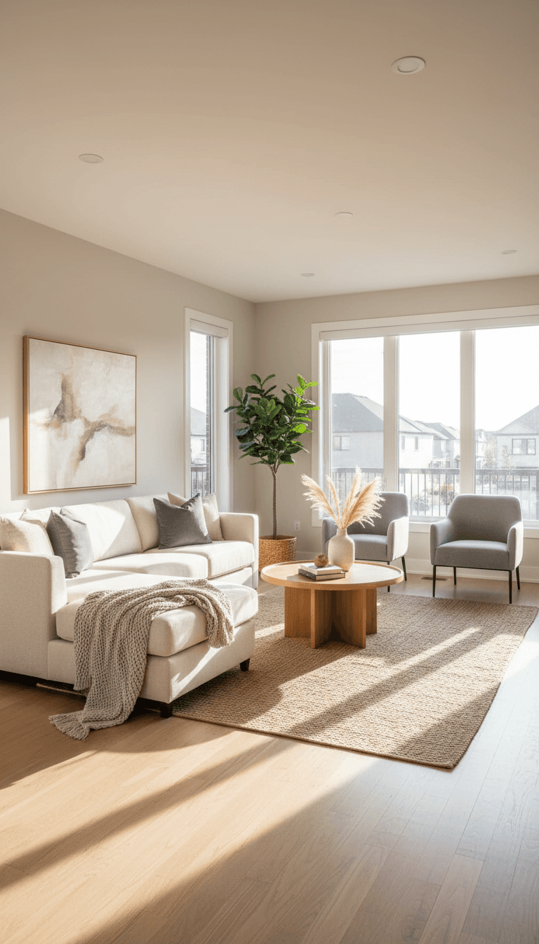 Modern living room in Bradford West Gwillimbury